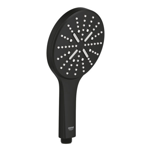 Grohe Rainshower SmartActive 130 Kézizuhany, 3 féle vízsugárral 22127KF0 phantom black AKCIÓS A KÉSZLET EREJÉIG!!!