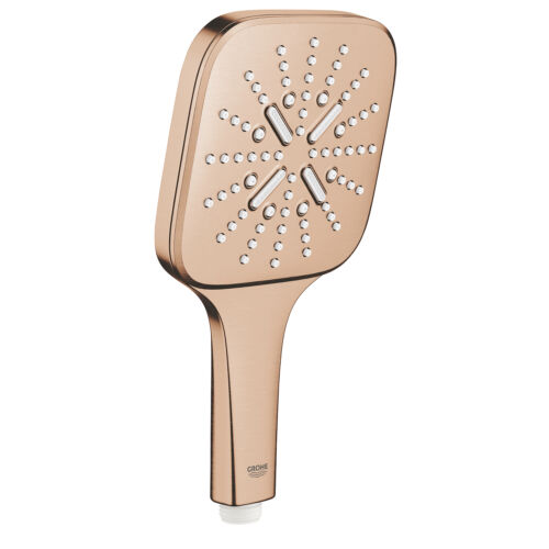Grohe Rainshower SmartActive 130 Cube Kézizuhany, 3 féle vízsugárral 26582DL0 brushed warm sunset