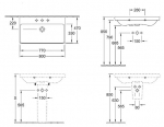 Villeroy & Boch Avento 60x47 cm mosdó 41586001