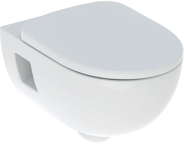 Geberit 501.750.00.1 Selnova fali WC mélyöblítésű készlet, Premium, részben zárt forma, Rimfree, WC-ülőkével