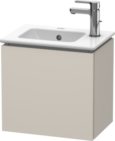 Duravit LC6272L9191 L-CUBE mosdó alá építhető alsószekrény, falon függő MATT DECOR