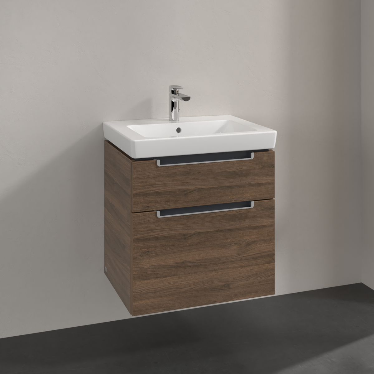 Villeroy & Boch A90900VH Subway 2.0 2fiókos fürdőszobai alsószekrény Arizona Oak