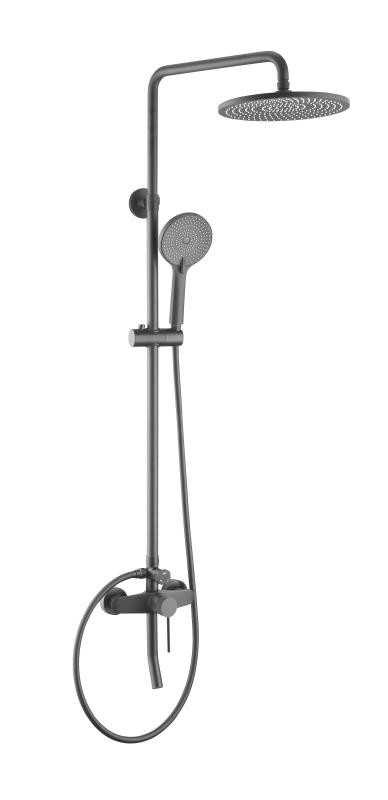 AREZZO design PALMFIELD 3 funkciós zuhanyrendszer, gun metal AR-1105GM - AR-1105GM