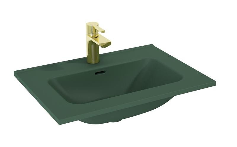 AREZZO design SKAPPA 60 cm-es mosdó, matt zöld - AR-146058