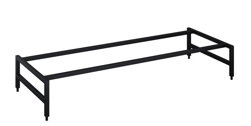 AREZZO design MONTEREY tartó láb 120 cm, matt fekete - AR-168442