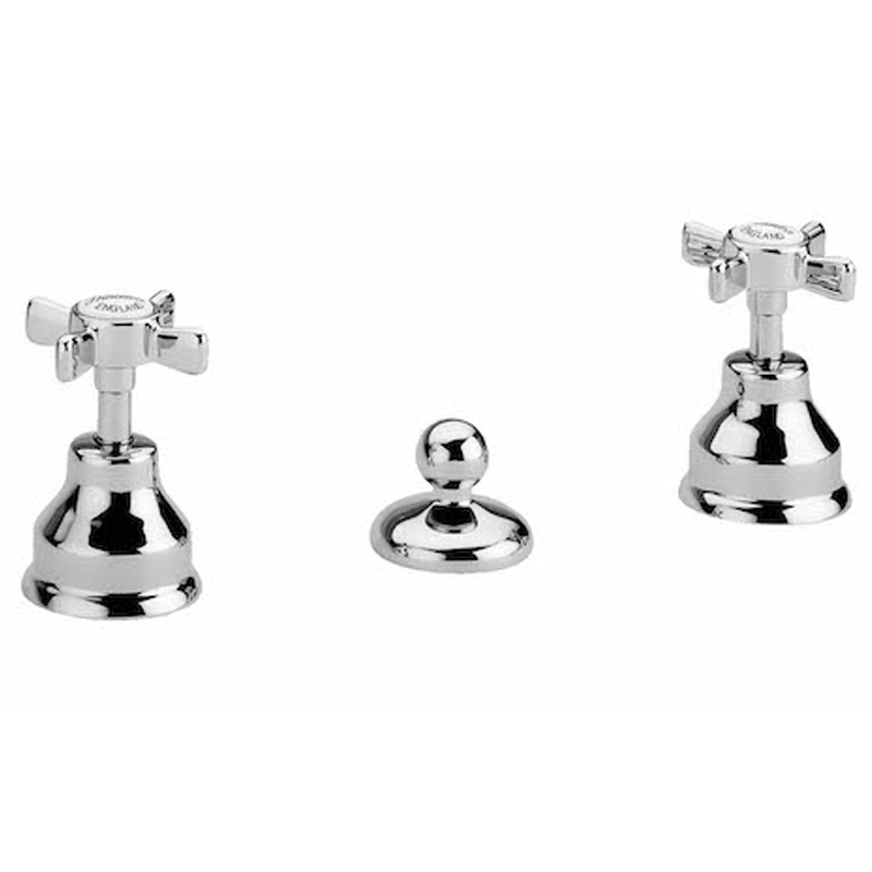 BUGNATESE 822BR Bugnatese Princeton 3 üléses bidet csaptelep kifolyó nélkül bronz színben