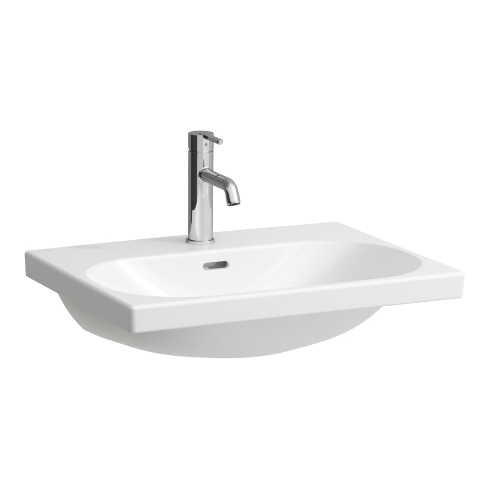 Laufen H8160830001091 LUA mosdó 60x46cm , alsó felülete csiszolt, csaplyuk nélkül