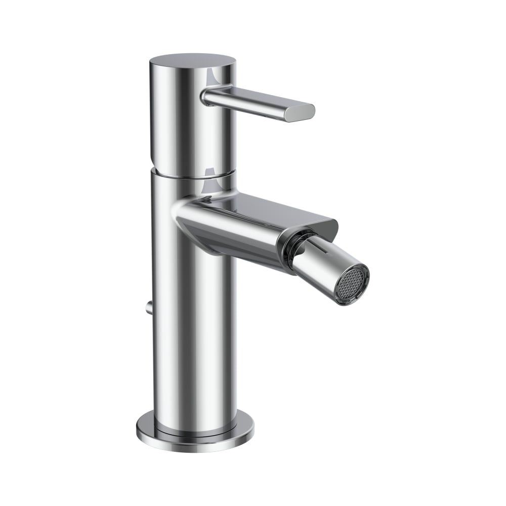 Laufen HF506610100000 MEDA Egykaros bidécsaptelep 95mm, húzórudas lefolyószeleppel KRÓM