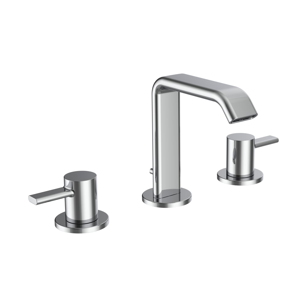 Laufen HF506611100000 MEDA 3lyukú, kétkaros mosdócsaptelep 110mm, húzórudas lefolyóval KRÓM