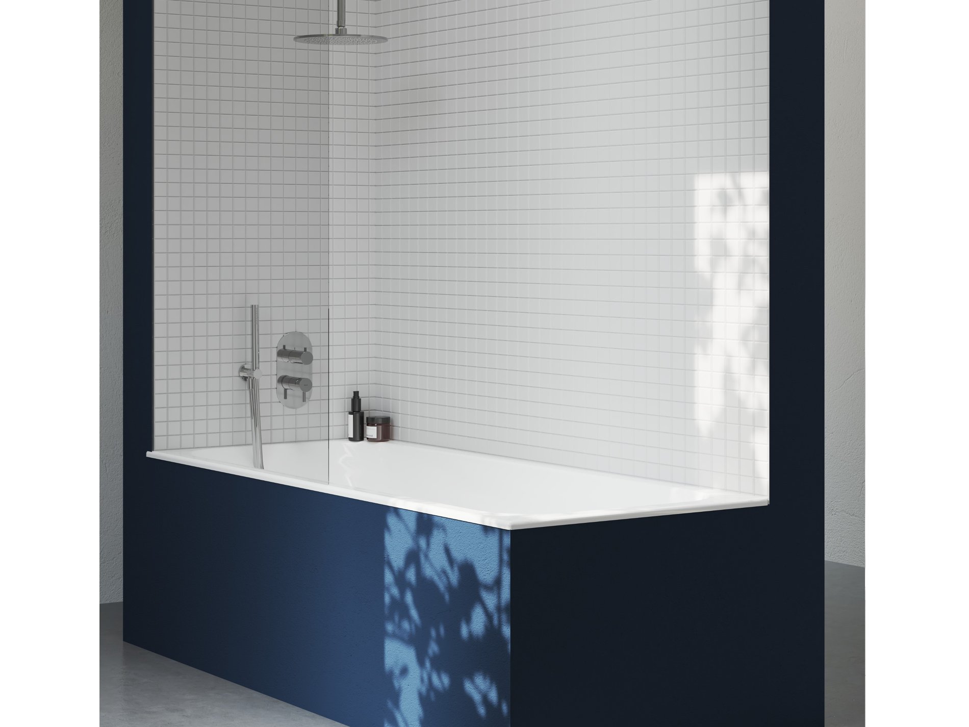RAVAK X070203 Espirit falba süllyesztett csaptelep, háromutas, belső egység nélkül ES 068.00CR.O3.RB07F, króm