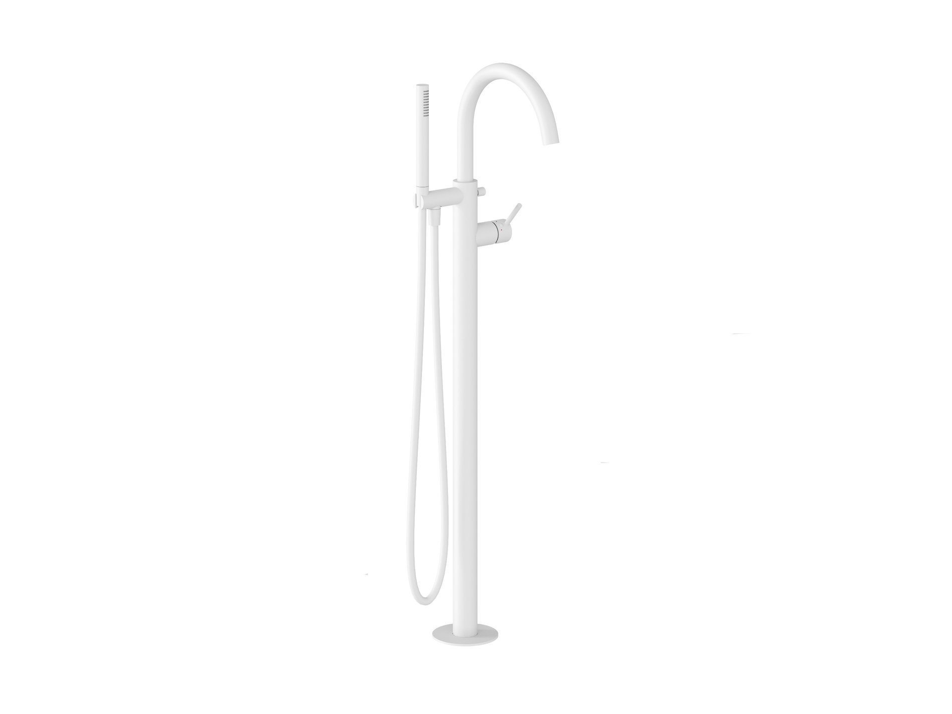RAVAK X070500 Espirit padlón álló kádcsaptelep szettel ES 080.10WV.RB07G, White Velvet