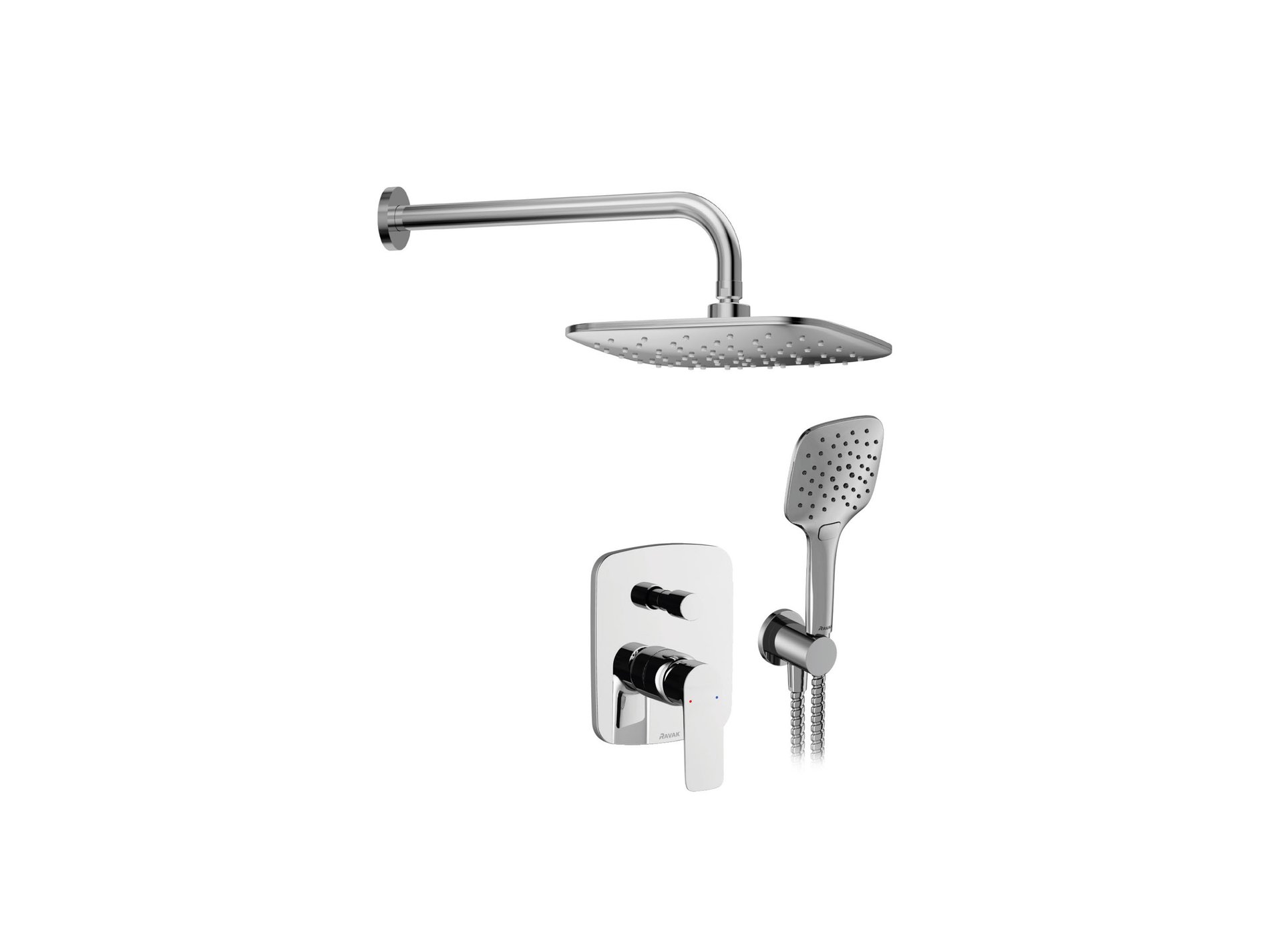 RAVAK X07S017 Classic falsík alatti zuhanyszett CL 090.00CR.O2, króm