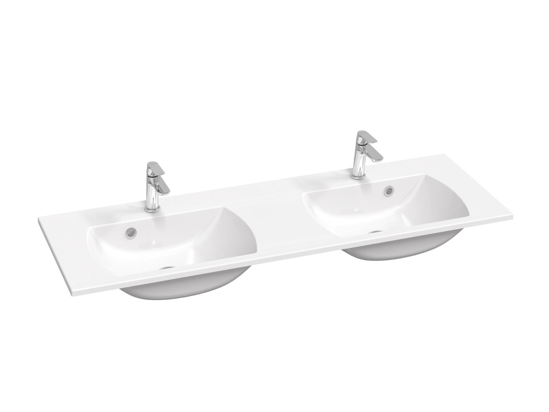 RAVAK XJX01113001 Classic Slim 130 duplamosdó fehér, furattal