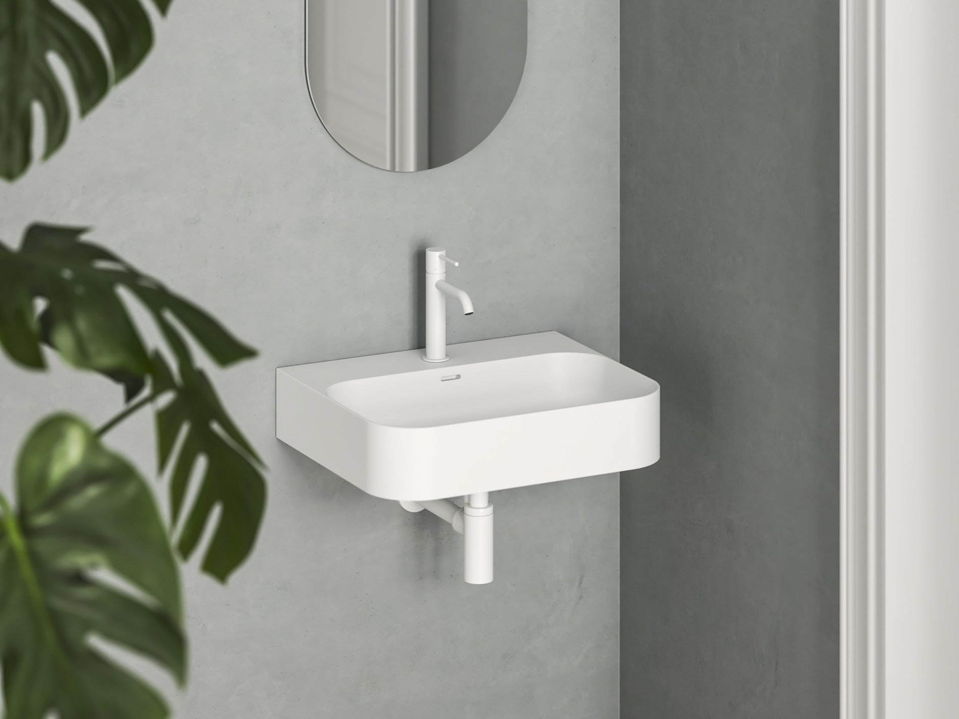 RAVAK XJX01155000 Ceramic Slim Wall R 55 N kerámiamosdó fehér